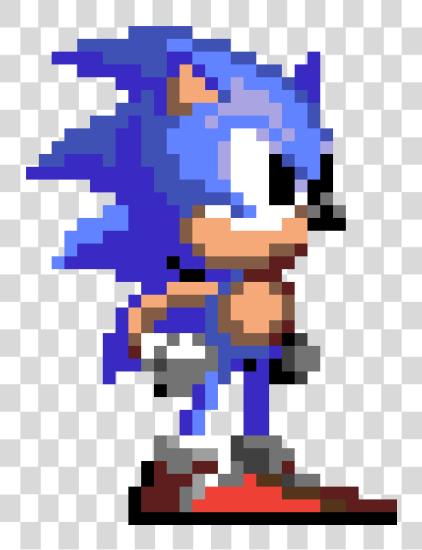 Download Sonic Sonic The Hedgehog 1991 Pixel PNG file