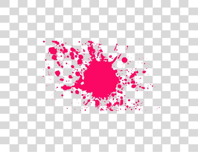 Download Pink Paint Splatter Clip Art