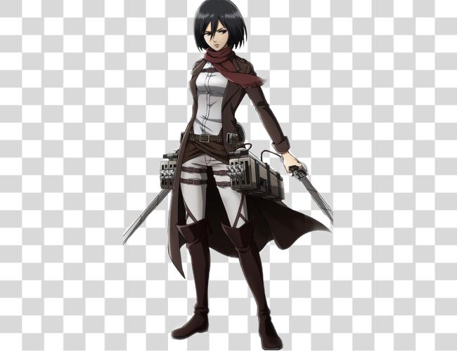 Download mikasa mikasaackerman attack On Titan aot anime Attack On Titan Mikasa Render Clip Art