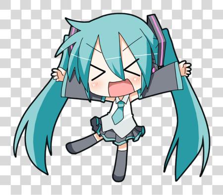 Download Miku Chibi Vocaloid Chibi Miku PNG file