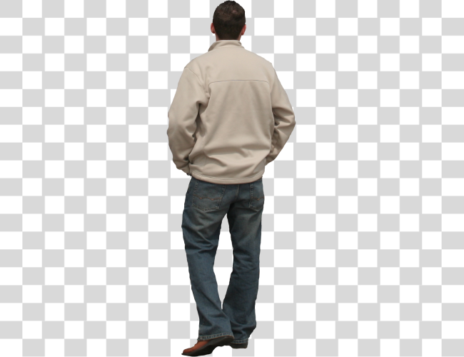 Download People Standing Back Person From Behind Clip Art