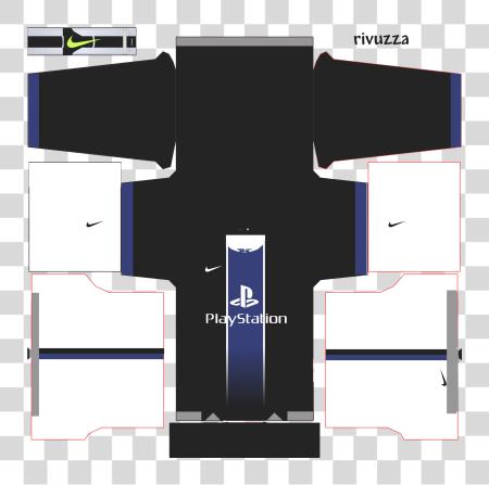 Download Playstation Kit For Pes 2017 By Rivuza Dream League Soccer 2019 Kits Inter Milan PNG file