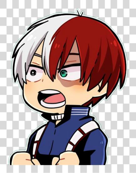 Download cartoon meme bnha surprising PNG file