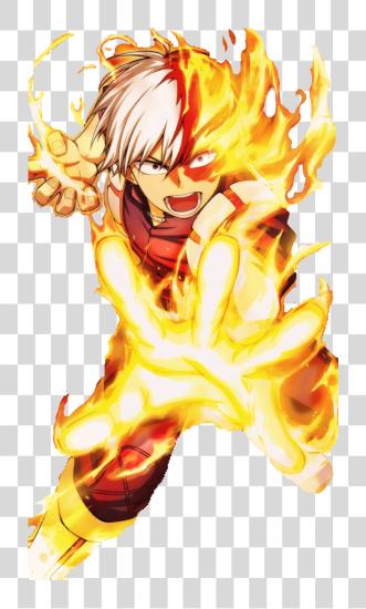 下载 Shoto Todoroki Boku No Hero Academia PNG file