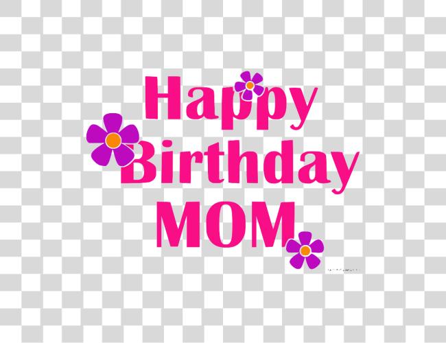 Download Gambar Happy Birthday Mom Clip Art