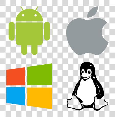 Download Logos windows Linux android Mac Eps Linux icono PNG file