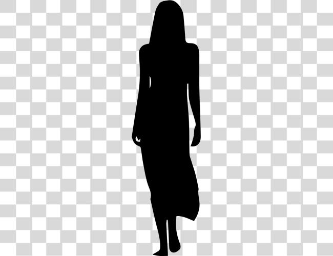 Download Woman Silueta Persona De Pie Clip Art