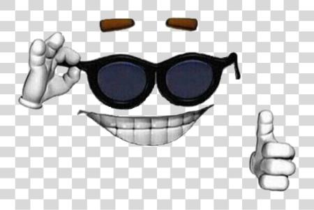 Download Dank Polandballpicardia Meme cara pelota con gafas de sol Meme PNG file