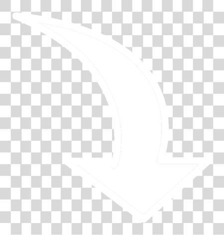 Download White Curved Arrow Hi Crescent PNG file