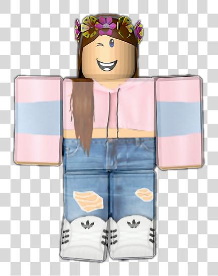 Download Roblox Sticker Roblox Girl Gfx PNG file