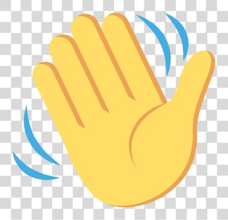 Download saludando mano emoji Svg emoji mano Waves PNG file