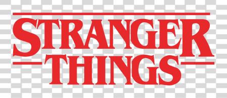 下载 Stranger Things Logo 图形的 黑色 和 白色 Stock Stranger Things Logo PNG file