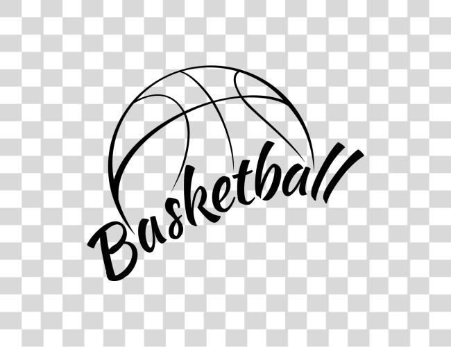 Download Basketball negro y blanco negro y blanco Basketball Clip arte