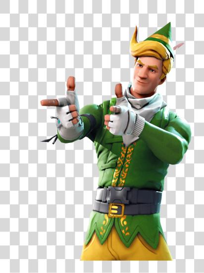 Download F Outfit Featured Image Skin De Fortnite PNG file