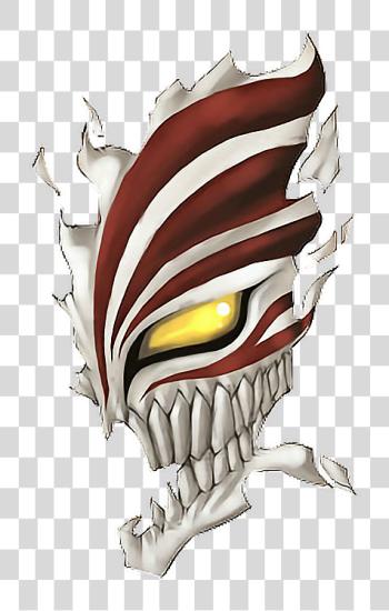 Download mask mscara hollow bleach anime lucianoballack Hollow Mask Ichigo PNG file