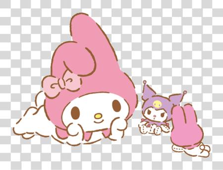 下载 kuromi mymelody 可爱 多彩 colorsplash 繪畫 PNG file