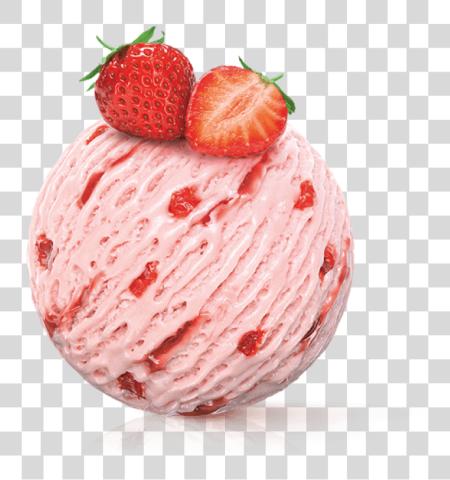 Download Strawberry Ice Cream Ice Cream Strawberry Scoop PNG file