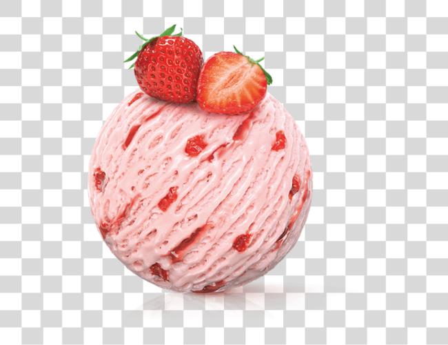 Download Strawberry Ice Cream Ice Cream Strawberry Scoop Clip Art