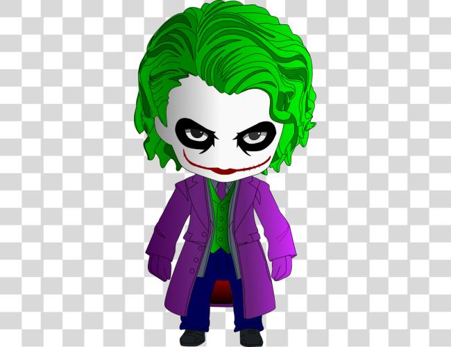 Download Joker en Webstockreview caricatura Heath Ledger Joker Chibi Clip arte