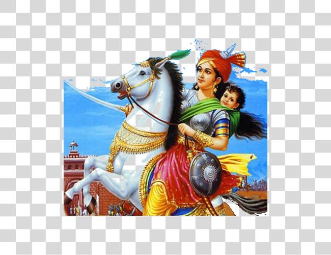 Download Rani Lakshmi Bai Indias Women Freedom Fighter Brave Rani Of Jhansi Clip Art