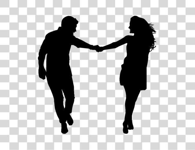 Download Silhouette Couple Love Romance Romantic People Silhouette Couple Holding Hands Love Clip Art