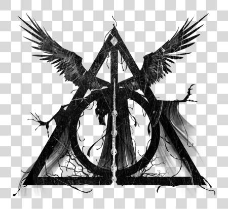 Download Harry Potter Deathly Hallows símbolo con Death PNG file