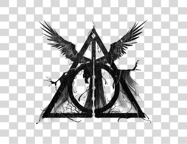 Download Harry Potter Deathly Hallows Symbol With Death Clip Art