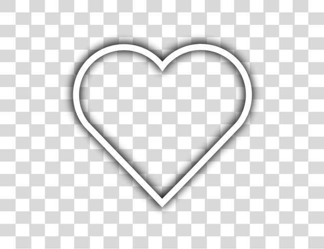 Download Love Symbol Heart Icon White Heart Icon Clip Art