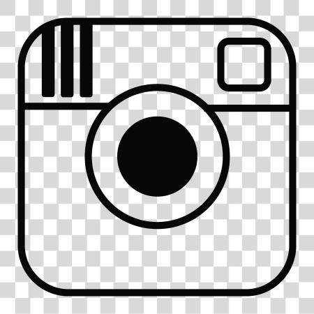 下载 Instagram Instagram Logo 黑色 和 白色 PNG file