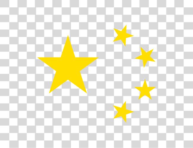 Download China Flag Yellow Stars Chinese Flag Yellow Stars Clip Art