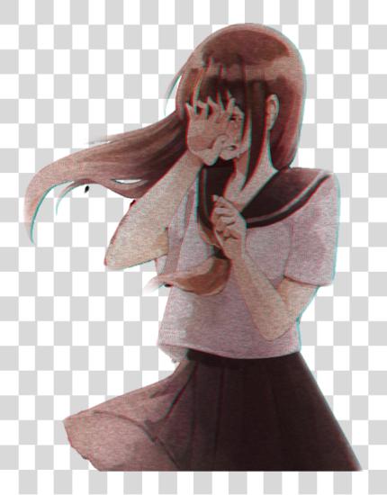 下载 Crying 动漫 Girl Cry Sad 动漫 Girl PNG file