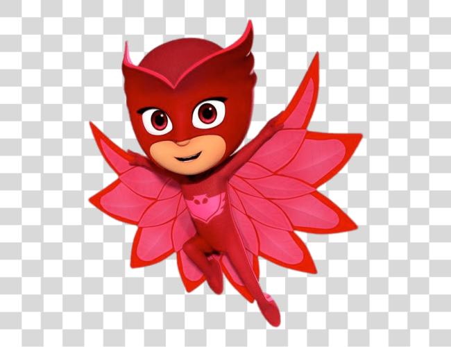 تحميل Pj Masks Owlette طيران Away Heroes En Pijamas Rojo مقطوعة فن