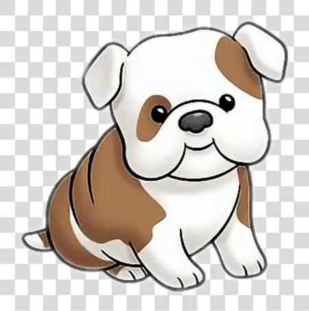 Download perro bulldog cachorro caricatura lindo perro PNG file