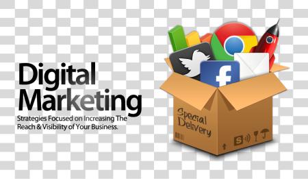 Download Online Marketing Picture Digital Marketing 3d PNG file