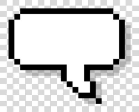 Download talk ballon balao conversa fala frannies2 Speech Bubble Pixel Gif PNG file