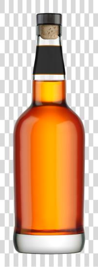 Download Bottle Of On A Bottle Of Whiskey PNG file