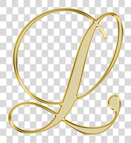 Download L Letter Gold Letter L PNG file