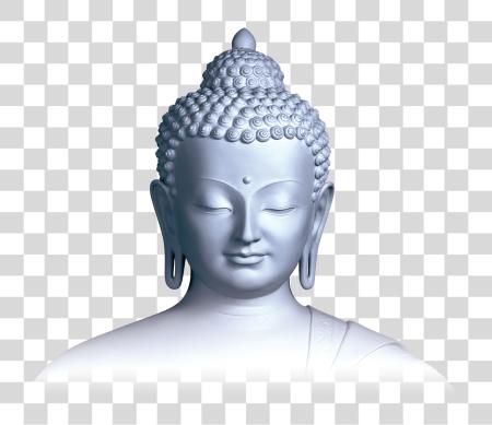 Download Gautama Buddha femenina Buddha cara estatua PNG file