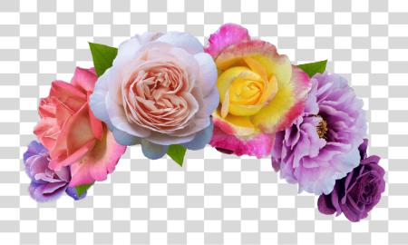 Download flowercrown flower crown flowers headband rose Head Flower Crown PNG file