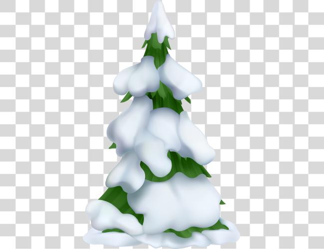 Download Christmas Tree blanco Christmas Trees Snowy Snowy Christmas Tree Clip arte