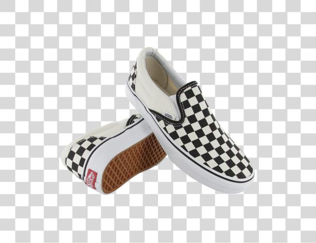 تحميل Vans Checkered Checkerboard Slip Ons مقطوعة فن