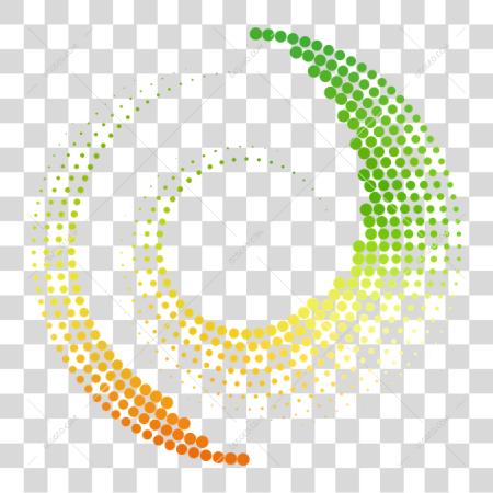 Download Halftone Dotted Circle colorido Halftoned amarillo patrón Circle PNG file