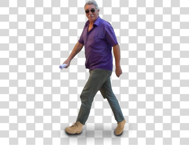 Download Old Man Walking Alpha Old People Walking Clip Art