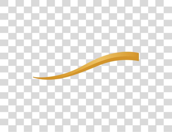 Download Gold Curve Line Clip Art