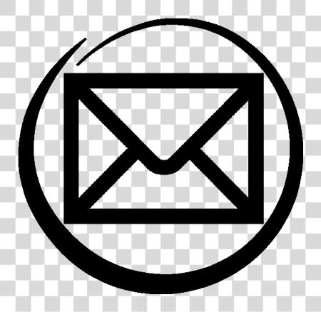 تحميل شعار Email أسود Email رمز أبيض بي ان جي ملف