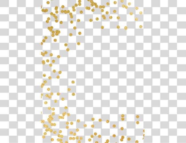 Download Gold Confetti Personalized Clipboard Custom Monogram High Resolution Confetti Gold Clip Art