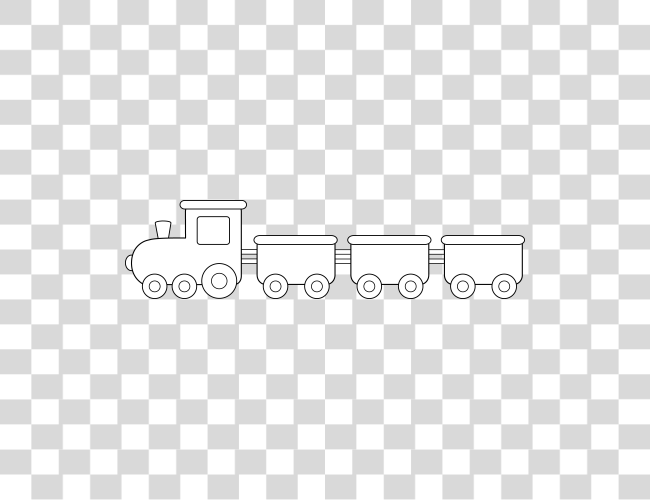 Download Jpg Library Stock Passenger Train Black And White Train Clip Art