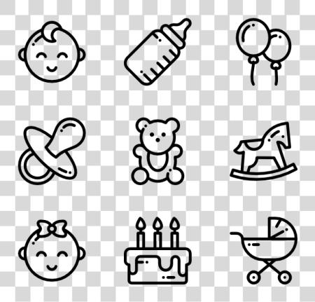 下载 婴儿 淋浴 图形的 設計 Icons PNG file