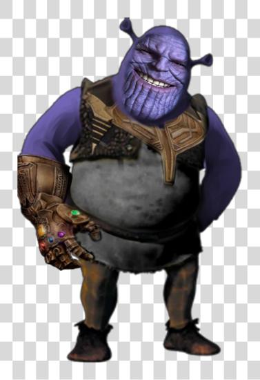 Download thanos Shrek As Thanos ogre avengers PNG file