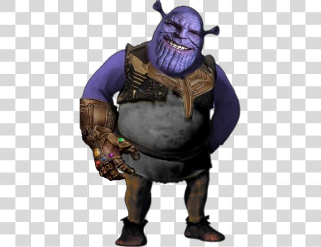 Download thanos Shrek As Thanos ogre avengers Clip Art